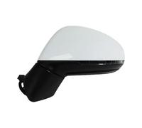 Conjunto Espejo Retrovisor Espejo Retrovisor Para VW Para Touareg 2011-2018 Con Memoria Plegable Automática Antideslumbrante Intermitentes Carcasa Cristal Calefactable Retrovisor Lateral(BLANCO,15 Wir