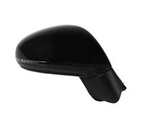 Conjunto Espejo Retrovisor Espejo Retrovisor Para VW Para Touareg 2011-2018 Con Memoria Plegable Automática Antideslumbrante Intermitentes Carcasa Cristal Calefactable Retrovisor Lateral(Negro,13 Wire