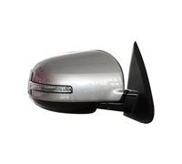 Conjunto Espejo Retrovisor Espejos Retrovisores Coche Para Mitsubishi Para Outlander 2013-2020 Laterales Reflectores Y Luces LED Señal Giro Espejo Completo(Plata,bien)