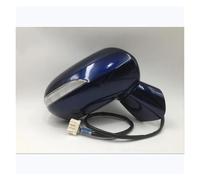 Conjunto Espejo Retrovisor Exterior Coche Conjunto De Espejo Retrovisor Para Coche Compatible Con Para JAZZ Para CITY 2003-2008 5 Cables Con Intermitente Sin Plegado Automático(Blue-Right Side)