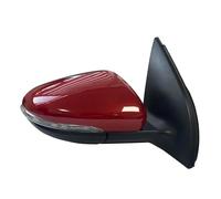 Conjunto Espejo Retrovisor Exterior Coche Espejo Retrovisor De 6 Líneas Con Ajuste Eléctrico Calefacción Y Plegado Manual Para VW Para Golf 6 (2008-2013) 1 Unidad.(1PCS Emma red R)