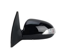 Conjunto Espejo Retrovisor Exterior Coche Espejo Retrovisor Lateral De 5 Cables Accesorio Para Hyundai Para I30 FD 2007-2012 Color Negro Con Luz De Giro(1pc left)