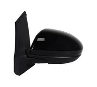 Conjunto Espejo Retrovisor Exterior Coche Espejo Retrovisor Lateral Exterior De Puerta De Coche Para Mazda 2 DE 2007 2008 2009 2010 2011 2012 2013 2014(Negro,Izquierda)