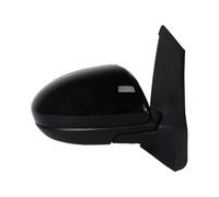 Conjunto Espejo Retrovisor Exterior Coche Espejo Retrovisor Lateral Exterior De Puerta De Coche Para Mazda 2 DE 2007 2008 2009 2010 2011 2012 2013 2014(Negro,bien)