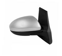 Conjunto Espejo Retrovisor Exterior Coche Espejo Retrovisor Lateral Exterior De Puerta De Coche Para Mazda 2 DE 2007 2008 2009 2010 2011 2012 2013 2014(Plata,bien)