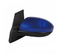 Conjunto Espejo Retrovisor Exterior Coche Espejo Retrovisor Lateral Exterior De Puerta De Coche Para Mazda 2 DE 2007 2008 2009 2010 2011 2012 2013 2014(Azul,Izquierda)