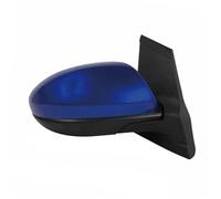 Conjunto Espejo Retrovisor Exterior Coche Espejo Retrovisor Lateral Exterior De Puerta De Coche Para Mazda 2 DE 2007 2008 2009 2010 2011 2012 2013 2014(Azul,bien)