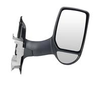 Conjunto Espejo Retrovisor Exterior Coche Espejo Retrovisor Lateral Plegable Manual Completo Negro Texturizado Para Ford Para Transit Para MK6 MK7 Van 2000-2014 Accesorios Coche(bien)