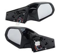 Conjunto espejo retrovisor lateral Para Hyundai Para Sonata De Novena Generación 2015-2017 Conjunto Espejo Retrovisor Puerta Negro 8 Cables(1pair)