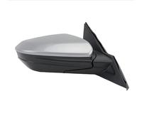 Conjunto Espejo Retrovisor Para Civic 2016-2020 Espejo Retrovisor Puerta Lateral Espejos 3 Pines Cubierta Montaje Vidrio Marco Lente Plegado Manual Retrovisor Lateral(Gray right)