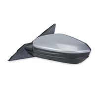 Conjunto Espejo Retrovisor Para Civic 2016-2020 Espejo Retrovisor Puerta Lateral Espejos 3 Pines Cubierta Montaje Vidrio Marco Lente Plegado Manual Retrovisor Lateral(Gray left)