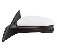conjunto espejo retrovisor Para Civic 2016-2020 Marco Cubierta Calefactable Lateral Cámara Lente Cristal Unidad Ala Punto Ciego Espejo Retrovisor Coche(11 Wire Left white)