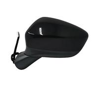 conjunto espejo retrovisor puerta lateral coche Para Mazda CX5 2012-2015 Conjunto Espejo Retrovisor Automóvil Ajuste Lente Lámpara Dirección Plegable Eléctrica Automática(Black Left 8-Pins5)
