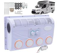 Conjunto evaporador de aire acondicionado para vehículos recreativos de 12 V/24 V, para vehículos recreativos, camiones, automóviles, aire acondicionado eléctrico portátil y ligero para techo 12V