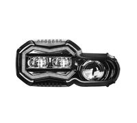 Conjunto Faro Delantero Motocicleta para BMW para F650 700 800 para GS para F800GS para ADV 2008-2018 E24 E-Mark Aprobado 110W Conjunto De Faro Proyector LED para Motocicleta Foco LED