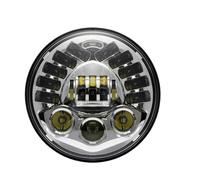 Conjunto Faro Delantero Motocicleta Para BMW R9T R Para NINE TR 9T 2014-2022 Faros Delanteros LED Adaptables Luz Alta Y Bajas Motocicleta Lámpara Proyector 7 Pulgadas(Adaptive Chrome)