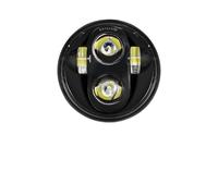 Conjunto Faro Delantero Motocicleta PARA Dyna PARA Softail PARA Sportster 883 PARA XL883 Faro LED Para Motocicleta 5,75 Pulgadas Con Luz Señal Giro Delantero Motocicleta De 5 3/4" Faro Moto(40W NO Hal