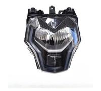 Conjunto Faro Delantero Motocicleta para Suzuki para Haojue para DR160 para 160S para DR150 para HJ150-10/10A Cristal Faro Motocicleta Cubierta Cristal Transparente Carcasa Lámpara Faro Moto