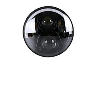 Conjunto Faro Delantero Motocicleta PARA Touring PARA Ultra PARA Classic PARA Electra PARA Street PARA Glide PARA Road PARA King Delantero Para Motocicleta Delantero LED Yait Faro Moto(12 Black half h