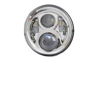 Conjunto Faro Delantero Motocicleta para Touring para Ultra para Classic para Electra para Street para Glide para Road para King Delantero para Motocicleta Delantero LED Yait Faro Moto(7 Chrome 60w)