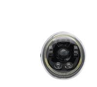 Conjunto Faro Delantero Motocicleta para VRod para VRSCF para VRSC para VRSCR 2002-2017 60W LED Faro Delantero De Luz Alta/Baja Faro De Moto Faro Moto(2 Black)