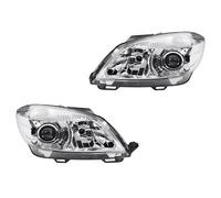 Conjunto Faro Principal 12 V H7/H7 PY21W Halógeno HELLA para SKODA