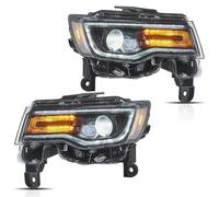 Conjunto Faros Celanteros Coche Para Jeep Para Cherokee 2011 2012-2022 Luz Parachoques Delantero Luz Antiniebla DRL Accesorios Conjunto Faros Coche(2pcs 2014-2022,RHD)