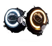 Conjunto Faros Celanteros Coche Para Mini Para Cooper Para R56 Para R57 Para R58 Para R59 Faro LED 2007-2013 Lámpara Cabeza DRL Faros Estilo Coche(Left Hand Drive)