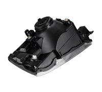 Conjunto Faros Celanteros Coche Para Mitsubishi Para Pajero Para Montero 2000-2006 Conjunto Faros Delanteros Para Coche Con Bombillas LED Lente PC Izquierda Y Derecha Color Negro Faros De Coche(Right)