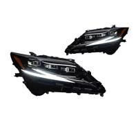 Conjunto Faros Coche Compatible Con Lexus Para ES200 250 300 2015 2016 2017 Lente De Repuesto Proyector Faros Delanteros Automáticos Señal Dinámica DRL Accesorios Automóviles