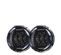 Conjunto Faros Delanteros Faros LED Redondos 7 Pulgadas para Suzuki para Samurai SJ410 Todoterrenos 4x4 Luces De Circulación Diurna DRL Luces Altas Y Bajas Accesorios Coche