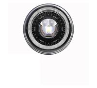 Conjunto Faros Delanteros Faros LED Universales para Coche para Uaz para Hunter 4x4 De 7 Pulgadas con Intermitentes Redondos Accesorios De Repuesto(1pcs Black)