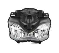 Conjunto Faros para CBR1000RR para CBR600 F5 F4i Series Faro LED Motocicleta Proyector HID Personalizado Conjunto Faro Delantero Luz Cabeza Angel Devil Eye Head Lamp(White Blue Eyes)