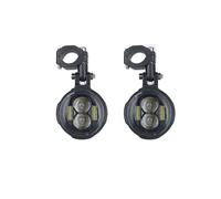 Conjunto Faros para CRF1000L para África para Motocicleta Doble LED Lámpara Auxiliar Luces Antiniebla Lámpara De Moto(2pcs White Light)