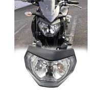 Conjunto Faros para MT09 FZ09 para MT-09 2014 2015 2016 2017 2018 2019 Pieza Motocicleta Lámpara Frontal Luz Blanca Faro H4 Bombilla Halógena