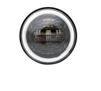 Conjunto Faros para Triumph Speed Triple 2005 2006 2007 2008 2009 2010 5-3/4 "5,75 Pulgadas Motocicleta Moto LED Proyector Completo Halo Faro DRL 50W Moto Faros(80W black1)