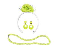 Conjunto Flamenca Diadema Flor, Pendientes Y Collar para NIÑA