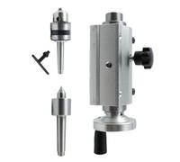 Conjunto flexible de contrapunto giratorio pequeño con centro transferible para mejorar la asistencia de pieza de trabajo y precisión permanente de montaje de sujeción de giro