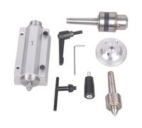 Conjunto flexible de contrapunto giratorio pequeño con centro transferible para mejorar la asistencia de la pieza de trabajo y precisión, accesorios de remolino de fácil instalación