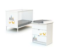 Conjunto FOX- Cuna + Comoda