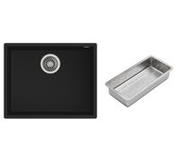 Conjunto fregadero Tegranit Teka Square 115230020, inserto para escurridor Teka 40199072