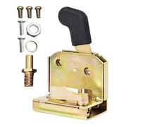 Conjunto genérico de manijas puerta bloqueo para carretilla elevadora cerradura tractor, piezas de repuesto de hardware de metal con tornillos