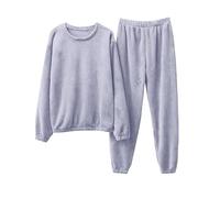 Conjunto genérico de pijama para mujer, conjuntos de 2 unidades, camisón, franela, invierno, noche, adulto, barato, elegante, conjuntos de manga larga, abotonado, camisa, pantalones conjuntos, color