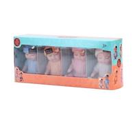 Conjunto genérico de reborn - Bebé realista, colección de 4 piezas para niños | Conjunto de juego falso para bebés, de vinilo suave, para niña de 2 años, regalo de cumpleaños, sala de fama