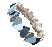 Conjunto genérico de San Valentín, joyería creativa, día de San Valentín, accesorio para regalo de ancho para pareja, frases para hombre, pulsera, talla única, Metal, No es una piedra preciosa