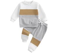 Conjunto genérico de sudadera para bebé y niño lindo estampado sudadera de manga larga conjunto Jogging bebe chándal niño bebé niño ropa bebe conjuntos sudadera