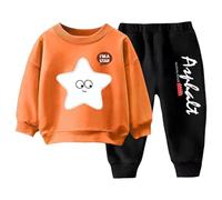 Conjunto genérico de sudaderas para bebé, niño, niño, niño, jogging, conjuntos lindos impresos, para bebé, conjunto, para niña, sudadera, para bebé, niño