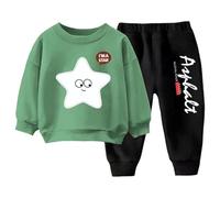 Conjunto genérico de sudaderas para bebé, niño, niño, niño, jogging, conjuntos lindos impresos, para bebé, conjunto, para niña, sudadera, para bebé, niño