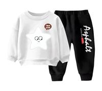 Conjunto genérico de sudaderas para bebé, niño, niño, niño, jogging, conjuntos lindos impresos, para bebé, conjunto, para niña, sudadera, para bebé, niño