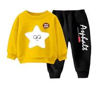 Conjunto genérico de sudaderas para bebé, niño, niño, niño, jogging, conjuntos lindos impresos, para bebé, conjunto, para niña, sudadera, para bebé, niño